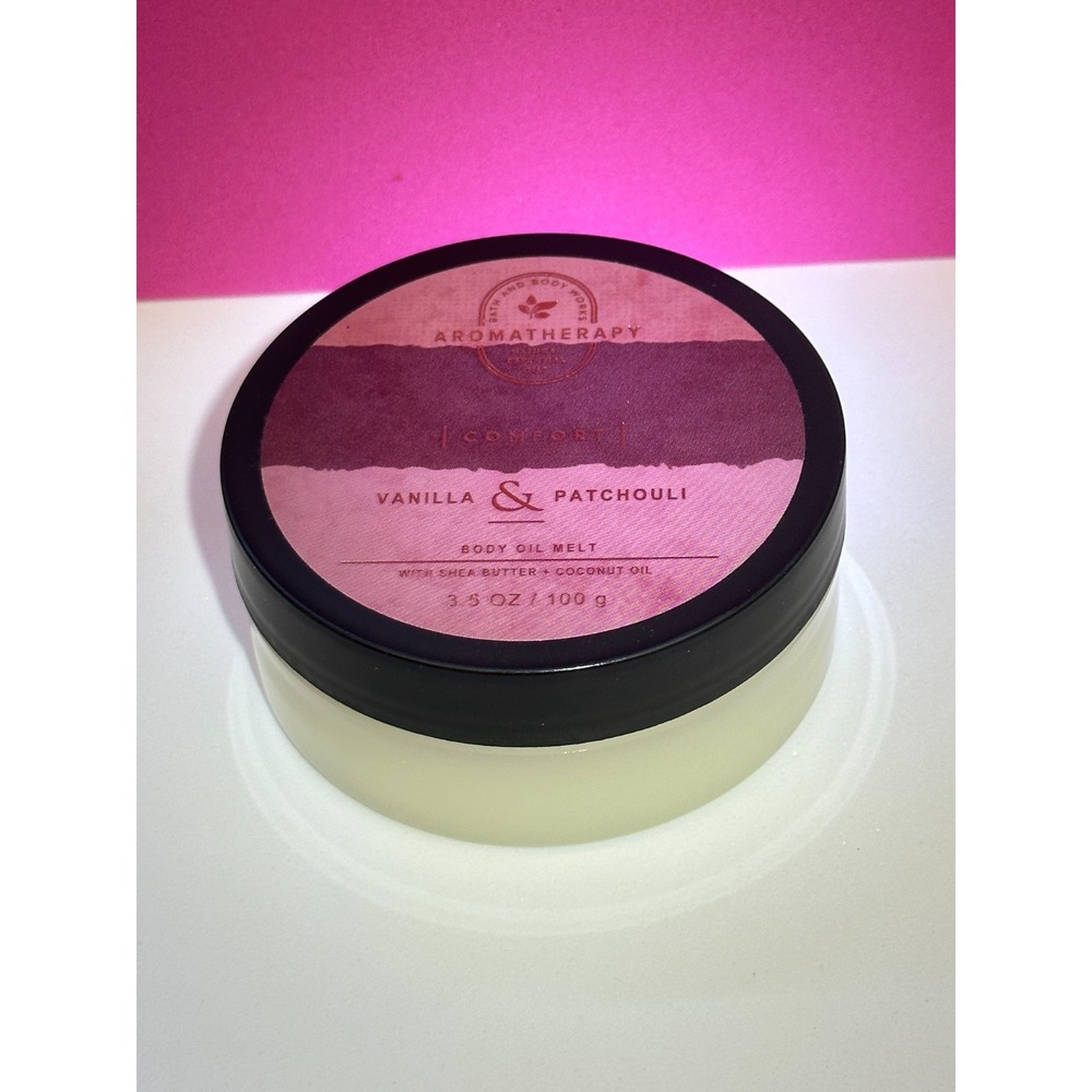 Bath & Body Works "COMFORT" VANILLA & PATCHOULI Body Oil Melt 3.5 oz